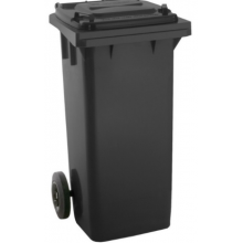 POPELNICE 240 L PLASTOVÁ ČERNÁ S KOLEČKY